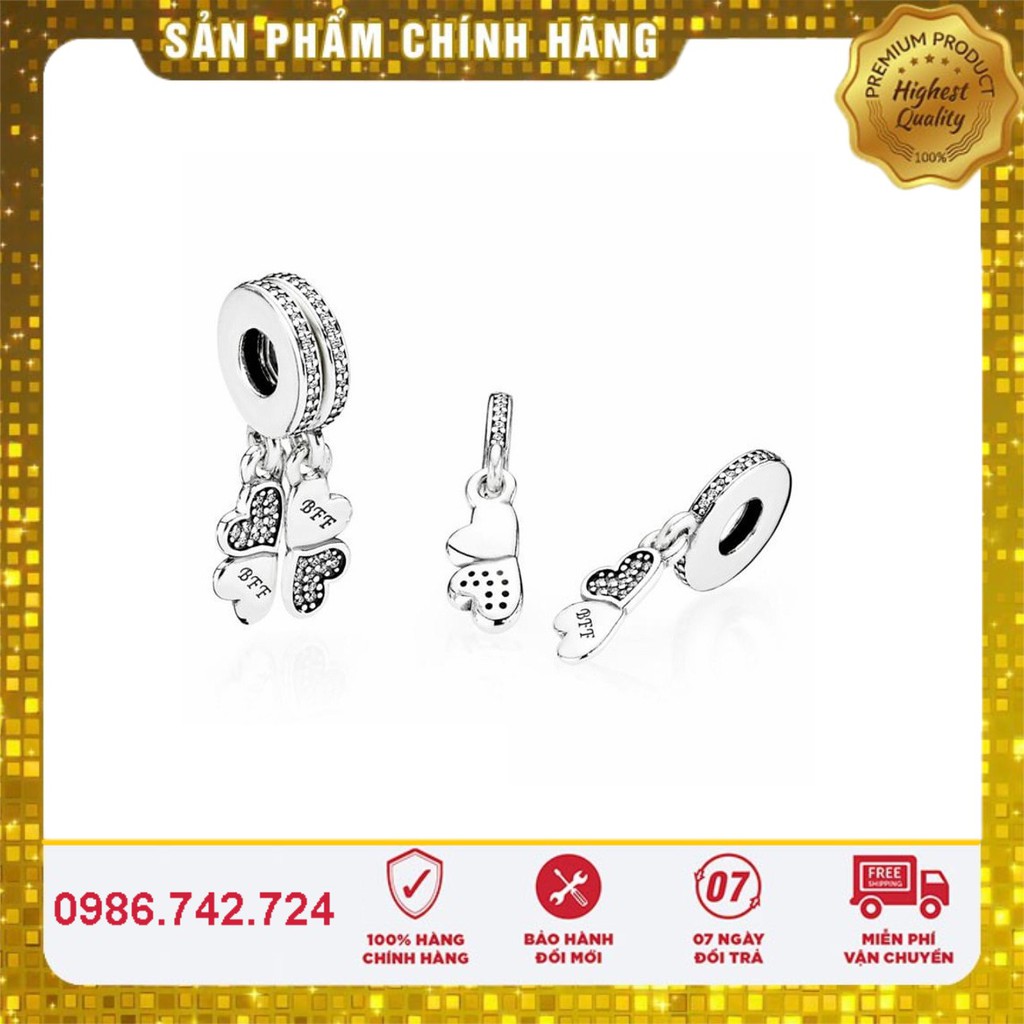 Charm bạc Pan chuẩn bạc S925 ALE Cao Cấp - Charm Bạc S925 ALE thích hợp để mix cho vòng bạc Pan - Mã sản phẩm DJJ219