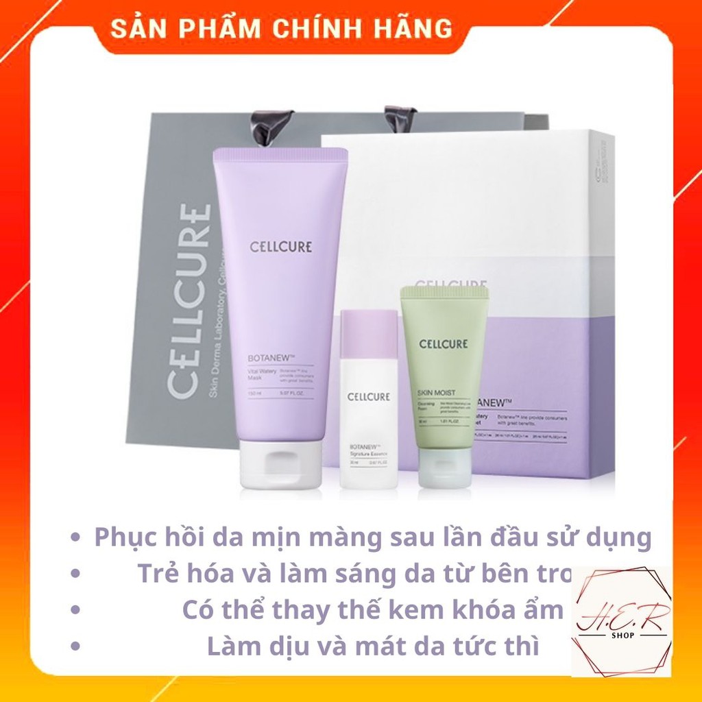 (Đủ bill vận)Mặt nạ ngủ trắng - mịn da Cellcure Botanew( CHÍNH HÃNG) mẫu 2020