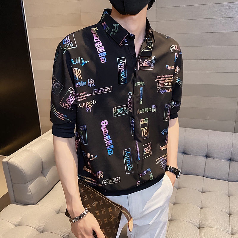 Áo Sơ Mi Nam Tay Lửng Thời Trang