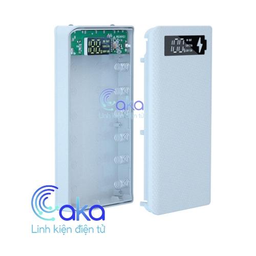 Box sạc dự phòng 6 cell pin 18650 tùy chọn