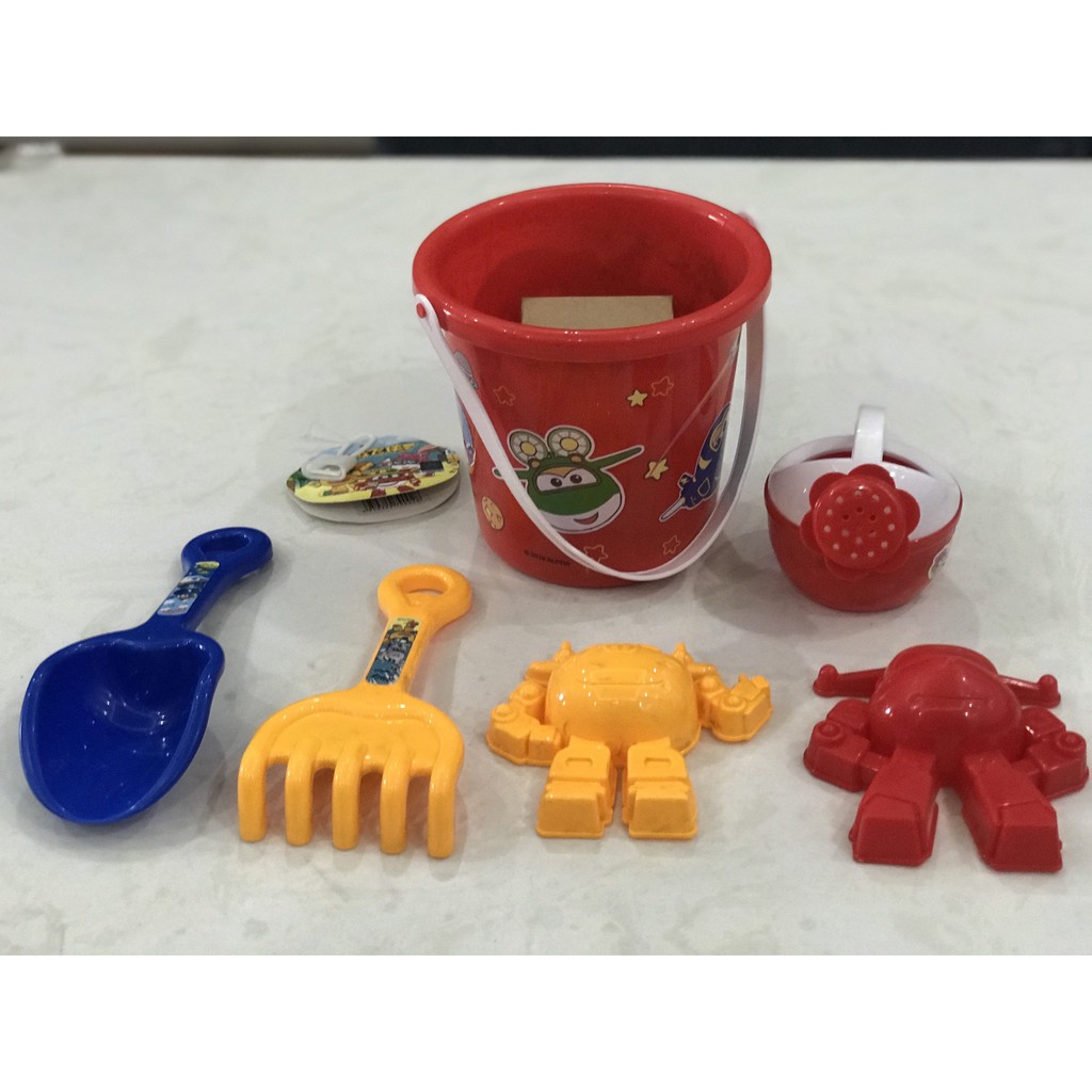 Bộ đồ chơi bãi biển Super Wings