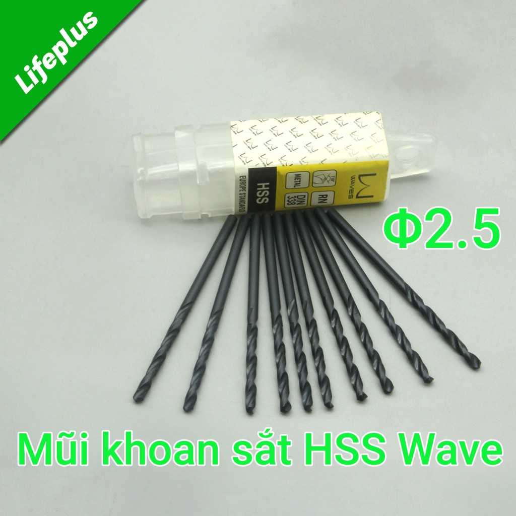 Mũi khoan sắt HHS Waves W200