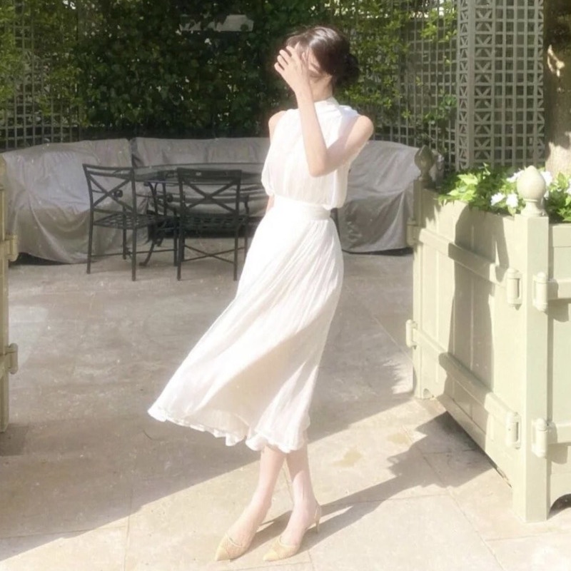 Đầm Sát Nách Thời Trang Thanh Lịch Dành Cho Nữ