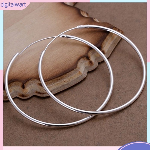 Cặp khuyên tai tròn đơn giản cá tính sang trọng dành cho nữ