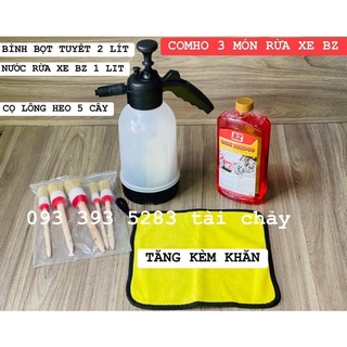 Combo 3 món rửa xe bz