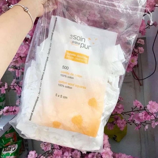 Bông tẩy trang 600 miếng