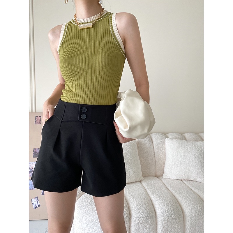 Áo ba lỗ dáng ôm chất len co giãn cực xinh