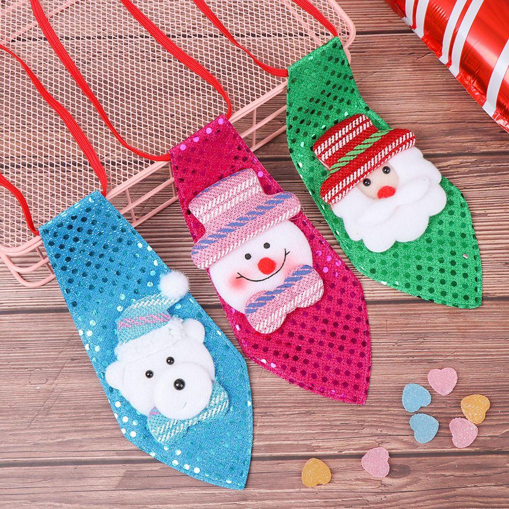 NIUYOU 1 Cái Cà Vạt Hình Ông Già Noel Người Tuyết