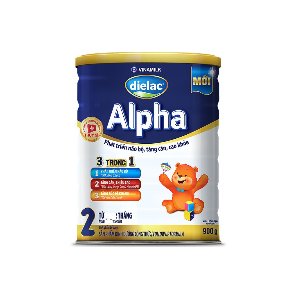 Sữa bột Dielac Alpha số 2 900g