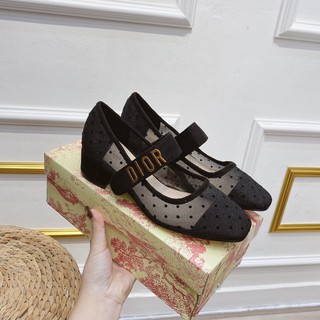 Giầy búp bê ren bi d.i.o.r hothit fullbox