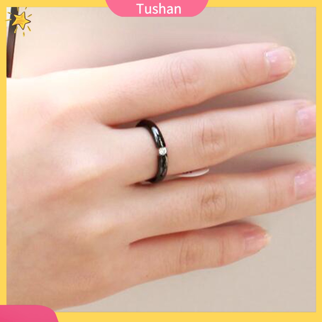 Nhẫn đeo tay kim loại đính đá lấp lánh thời trang nữ