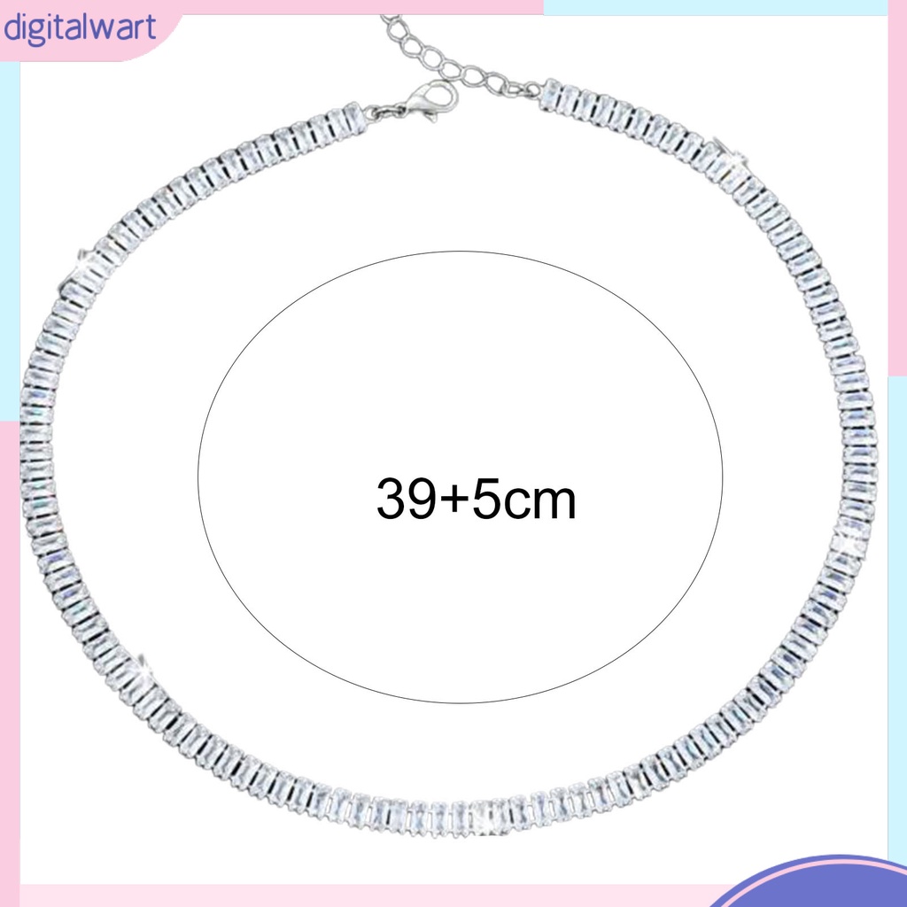 Vòng Cổ Choker Đính Đá Kiểu Dáng Đơn Giản Sang Trọng Dành Cho Nữ