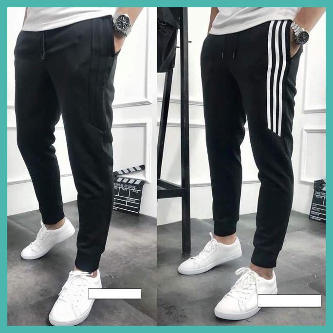 Quần thể thao nam nỉ dày dặn 3 sọc kiểu dáng trẻ trung năng động(QNTT)