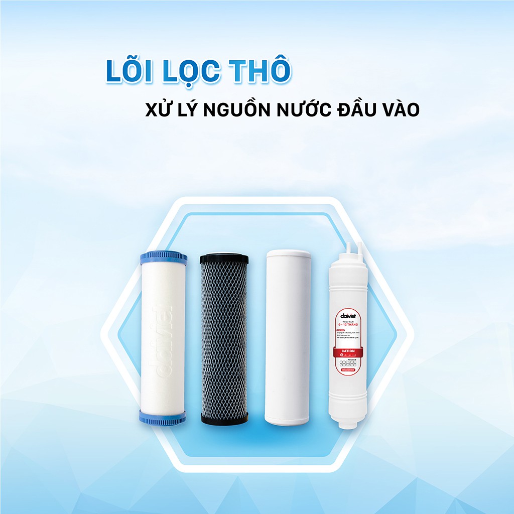 Máy lọc nước RO tinh khiết Daikiosan DSW-42010H - Màng RO Dow Aqualast nhập khẩu Mỹ - Miễn phí lắp đặt