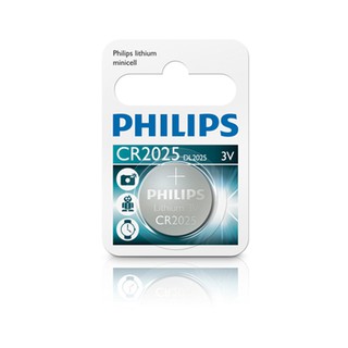 Vỉ 5 viên Pin minicells Lithium Philips CR2025