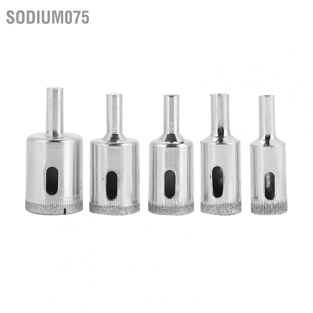 Có thể bán buôn 15Pcs/Set Diamond Coated Core Drill Bit 6~50mm Hole Saw for Tile Ceramic Glass Porcelain Marble Sodium075 Hàng giao ngay