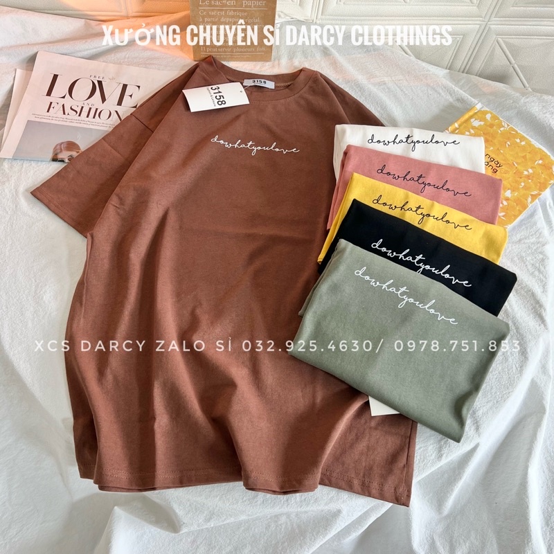 áo thun 3158  FREESHIP  do what u love áo thun unisex nam nữ
