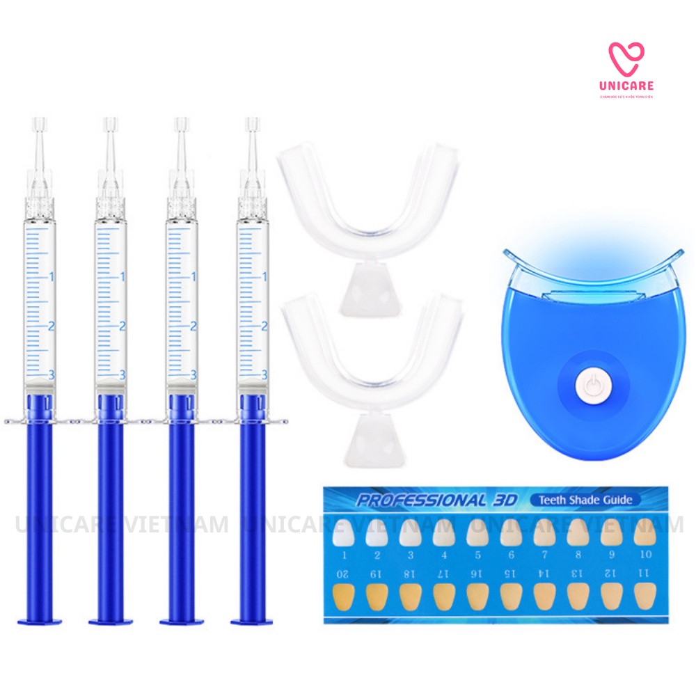 Máy tẩy trắng răng SmileKit Advanced S1 - Bộ kit tẩy trắng răng tại nhà tiện lợi, siêu nhỏ gọn - TẶNG kèm 3 ống gel