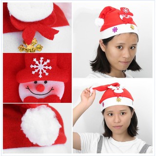 Nón ông già noel có hình phía trước