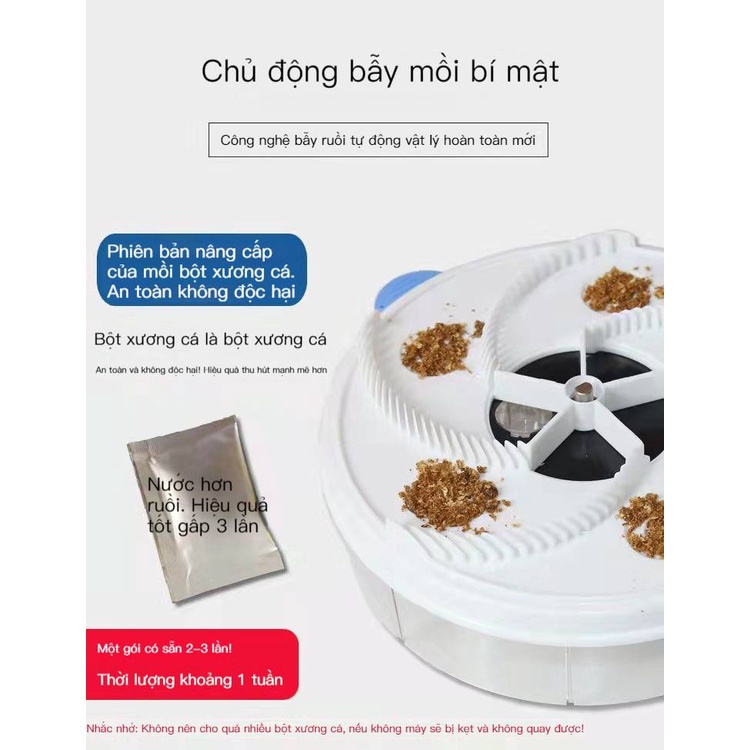 Máy Bắt Ruồi Tự Động🍀FREESHIP🍀Thông MinhMáy Bắt Ruồi Chạy Điện Không Dùng Hóa Chất,máy bắt ruồi bằng điện