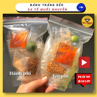 [Video Thật] Bánh Tráng Dẻo Sa Tế Muối Nhuyễn Hành Phi/Tỏi Phi-Ăn Vặt Sài Gòn