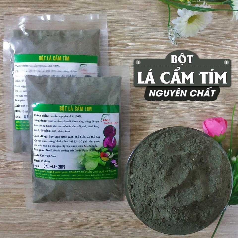 Bột lá Cẩm Tím Nguyên Chất 50g