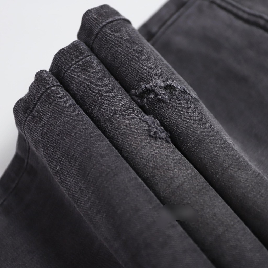 Quần jean nam màu xám đậm xước nhẹ Za.Ra cao cấp co giãn bốn chiều dày dặn chuẩn hàng hiệu | BigBuy360 - bigbuy360.vn