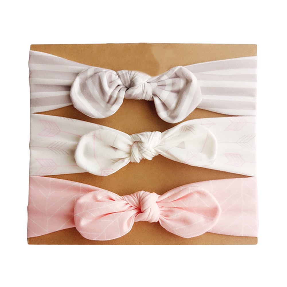 Set 3 Băng Đô Nơ Xinh Xắn Dành Cho Bé Gái