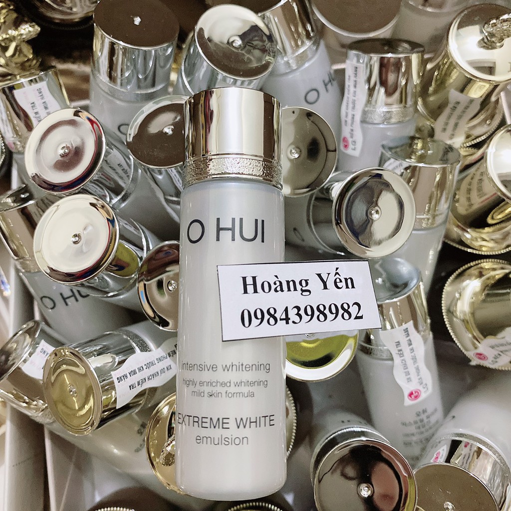 Sữa Dưỡng Trắng Da Ohui Extreme White Emulsion 20ml - Hàng Cty, tách set, date 2023