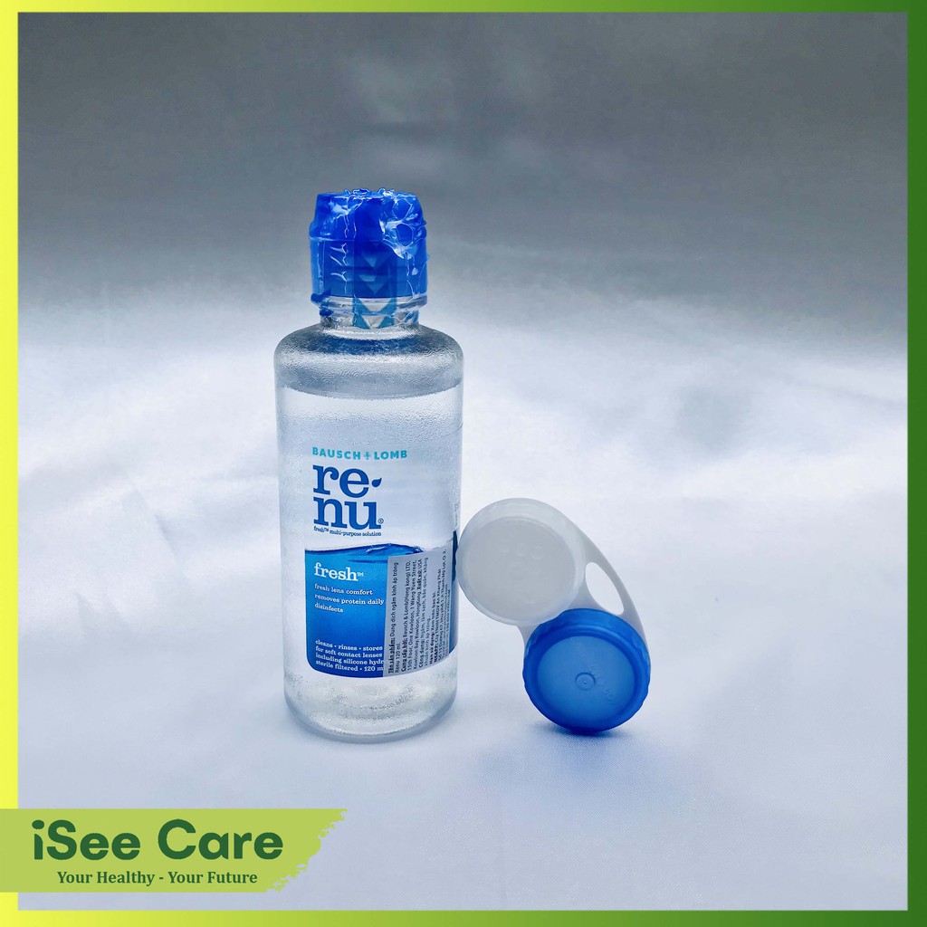 Nước ngâm lens kính áp tròng mềm Renu 120ml thương hiệu Bausch & Lomb - USA