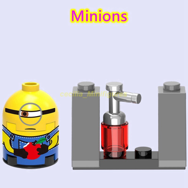 Đồ chơi Lego mini hình Minion hoạt hình dễ thương bắt mắt