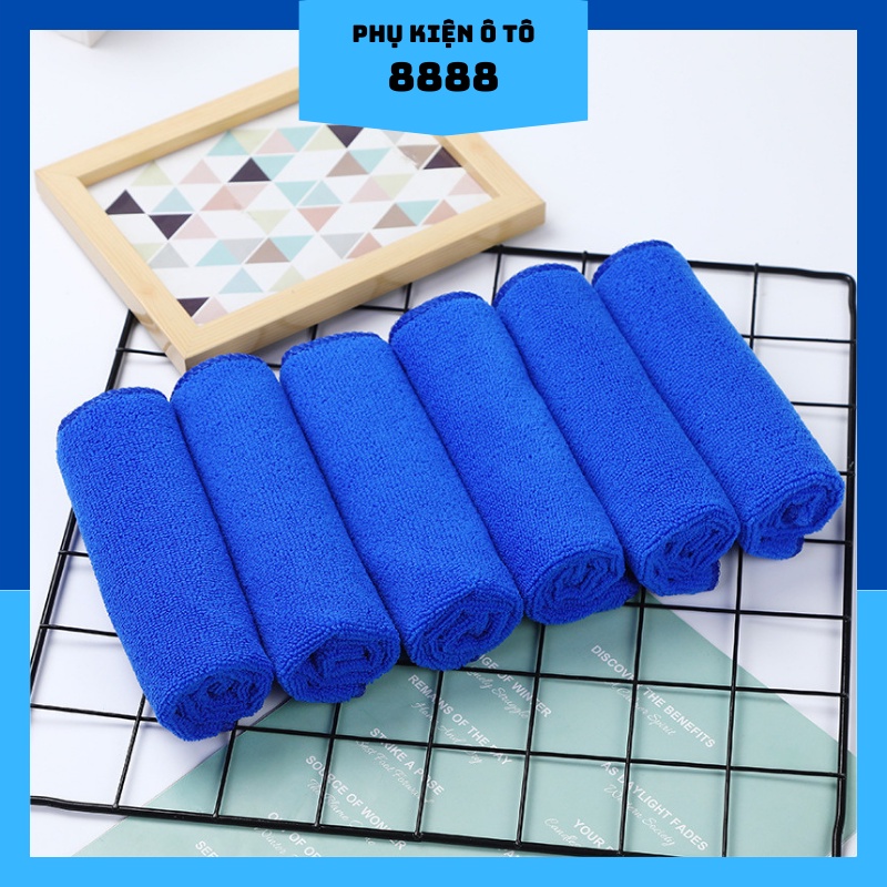 Khăn Lau Ô Tô Chuyên Dụng Siêu Mềm Mịn Chống Trầy Xước Sơn - Khăn Rửa Xe 8888