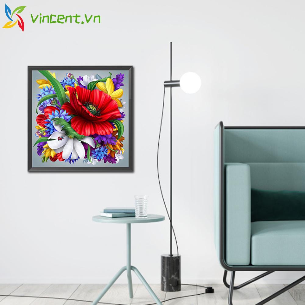 Bộ tranh thêu chữ thập 11CT hình chim và hoa