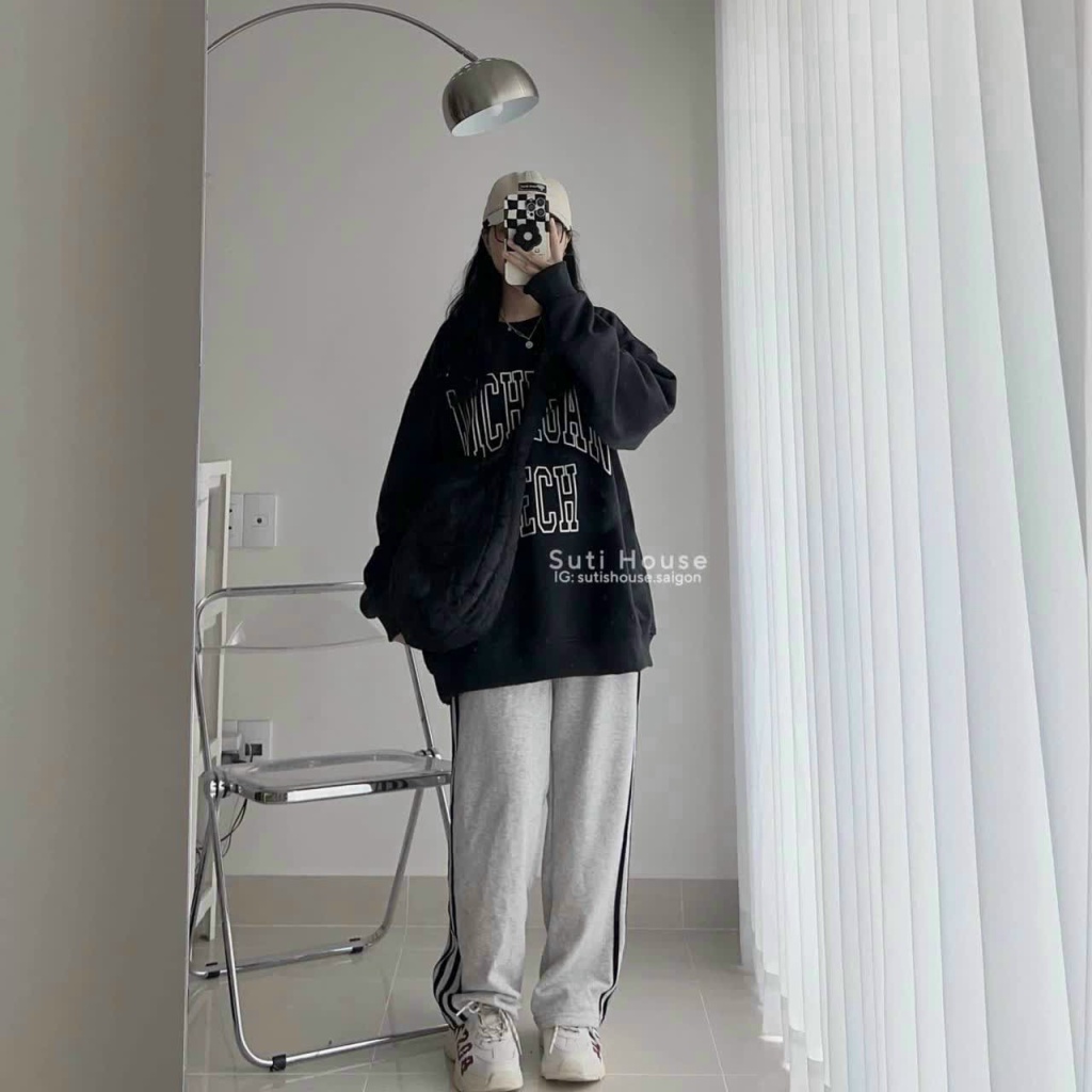 Áo Khoác Hoodie Kiểu Sweater Form Thụng Unisex CHui Đầu Đi Chơi Đi Học SIêu HOt Thời Trang HHP Fashion