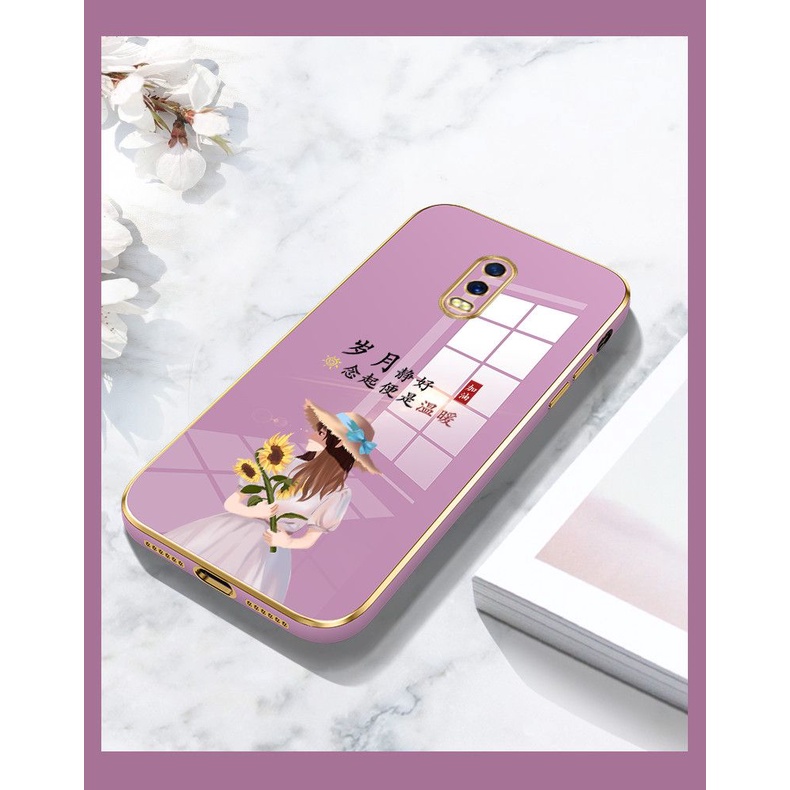 Ốp Điện Thoại Họa Tiết Năm Mới Mạ Điện Cho Oppo A83 A54 4G A94 4G A93 4G A74 4G Oppo A95 4G Oppo A91