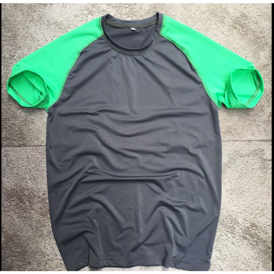 Áo thể thao phối tay,chất mè siêu mát dang thể thao
