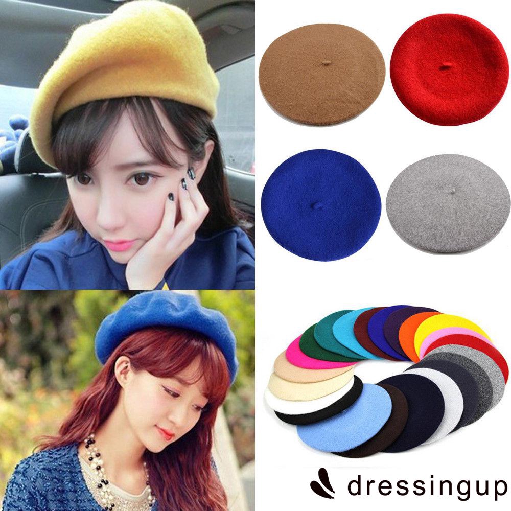 Nón Beret Phong Cách Vintage Thời Trang Cho Nữ