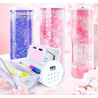 Hộp bút đa năng CÓ MẬT KHẨU hiện đại nhiều màu sắc