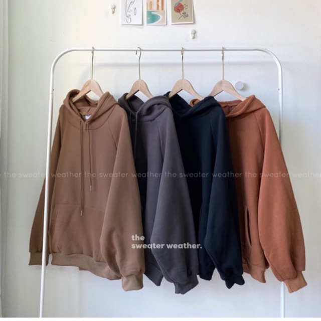 Áo hoodie nỉ bông trơn | BigBuy360 - bigbuy360.vn