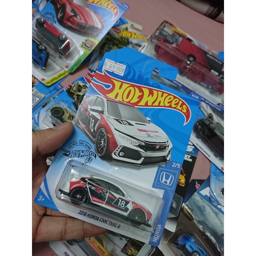 Xe Hotwheels 2018 Honda Civic Type R