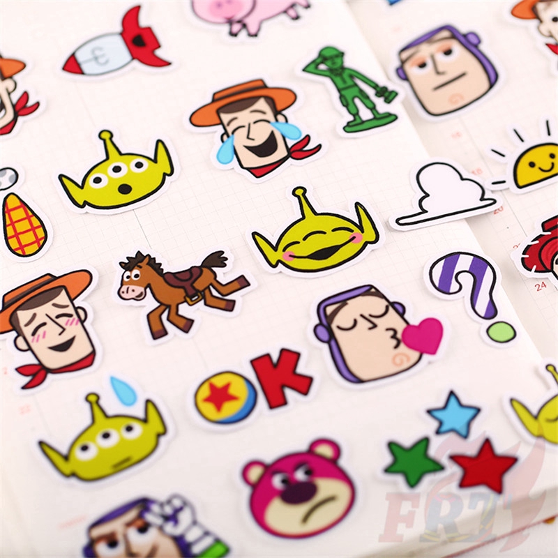 Set 40 nhãn dán trang trí nhân vật trong Toy Story độc đáo dễ thương Q-1