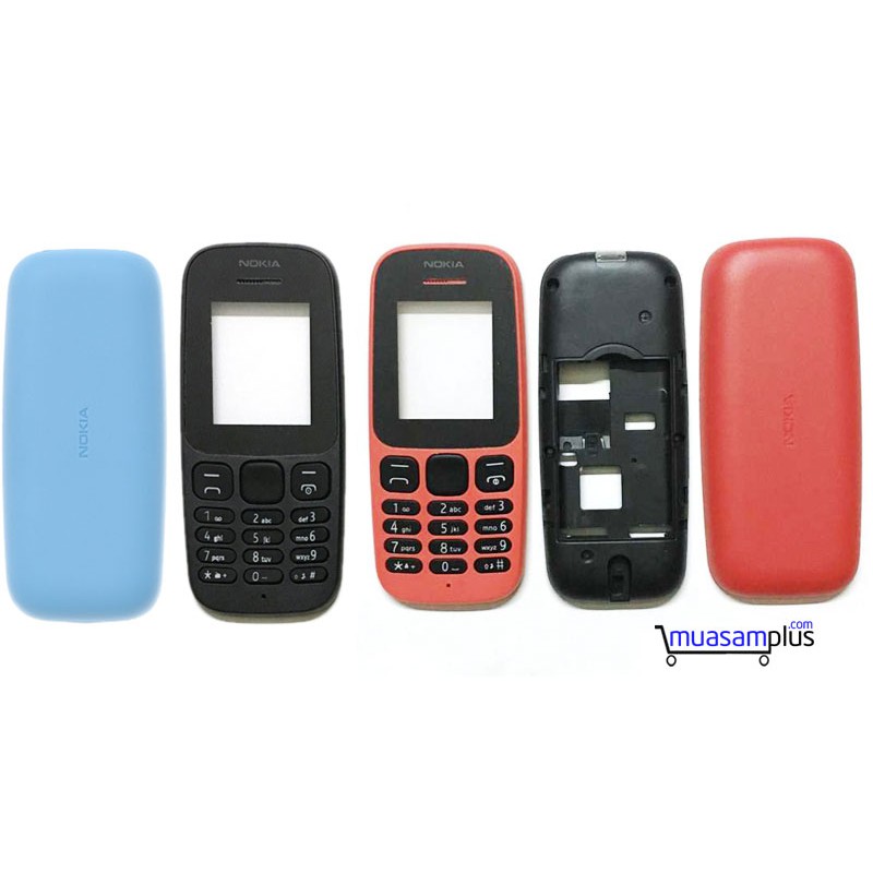 Combo vỏ sườn phím nokia 105 single 2017