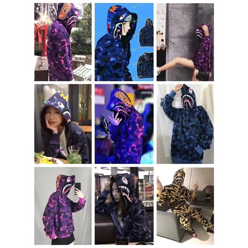 Áo Hoodie In Hình Đầu Cá Mập 3D