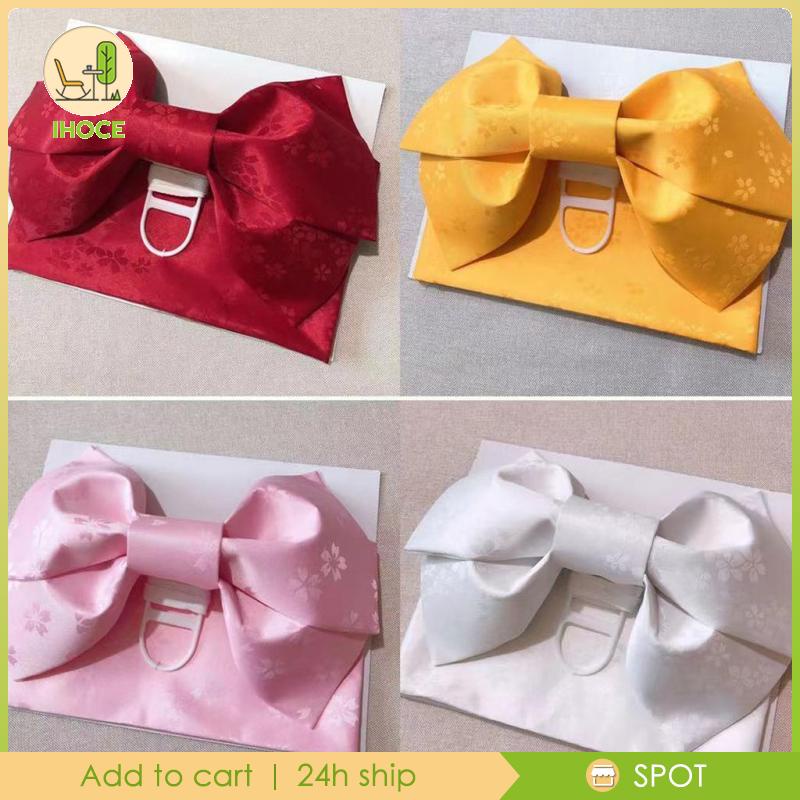 Thắt lưng họa tiết hoa thắt nơ phong cách Nhật Bản Tsukuri OBI Yukata