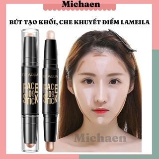 Bút tạo khối 2 đầu kem che khuyết điểm Lameila Contour and Highlight Stick