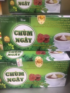 Trà chùm ngây xạ đen linh chi