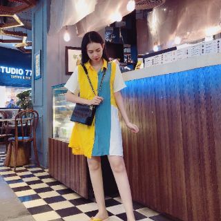 Sơ mi phối màu