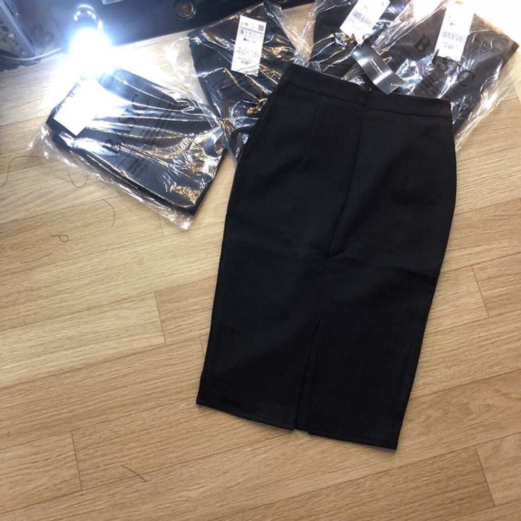 [Mã FASHIONT4WA2 giảm 10K đơn 50K] Chân váy bút chì sẻ sau chất UMI | BigBuy360 - bigbuy360.vn