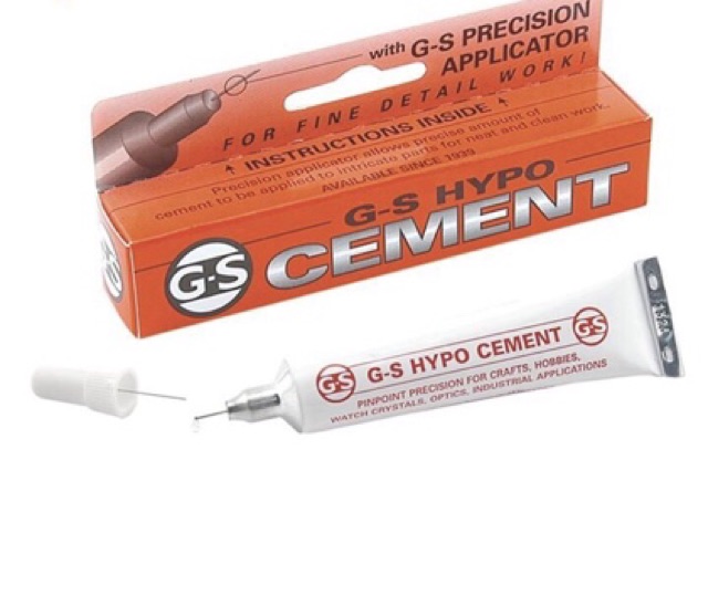 Keo Hypo Cement G-S dán kính đồng hồ