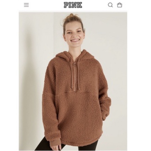 Hoodie bông Pink VS xuất xịn